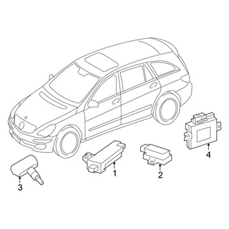 Mercedes-Benz OE - Electrical - Tire Pressure Monitor Components