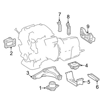 Mercedes-Benz OE - Engine & Transmission Mounting