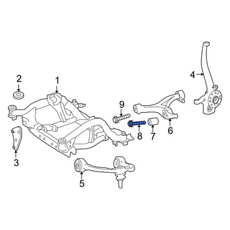 Mercedes-Benz OE - Outer Suspension Control Arm Bolt