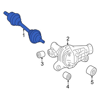 Mercedes-Benz OE - Rear Left CV Axle Assembly