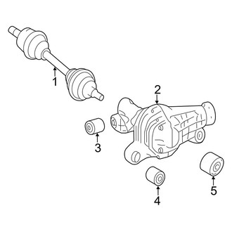 Mercedes-Benz OE - Front Suspension - Carrier & Front Axles