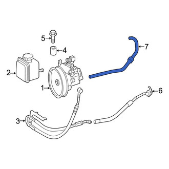 Mercedes-Benz OE - Power Steering Return Hose