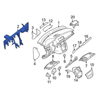 Mercedes-Benz OE - Instrument Panel Crossmember