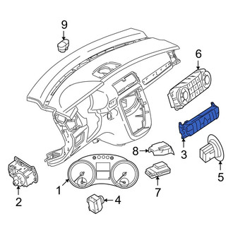 Mercedes-Benz OE - Seat Heater Switch