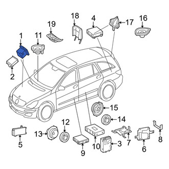 Mercedes-Benz OE - Radio Control Unit