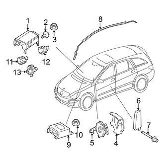 Mercedes-Benz OE - Restraint Systems - Air Bag Components