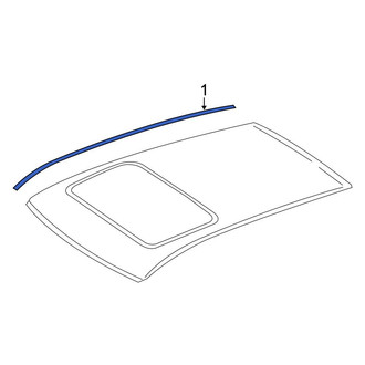 Mercedes-Benz OE - Left Roof Drip Molding