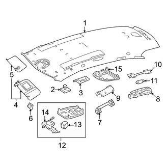 Mercedes-Benz OE - Roof - Interior Trim