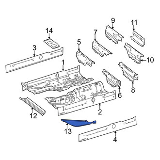 Mercedes-Benz OE - Front Right Floor Support