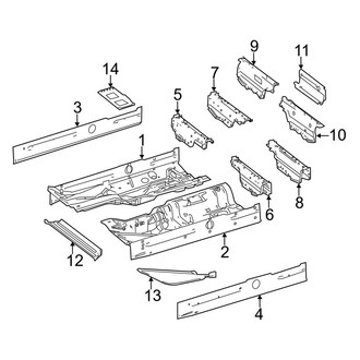 Mercedes-Benz OE - Pillars, Rocker & Floor - Floor