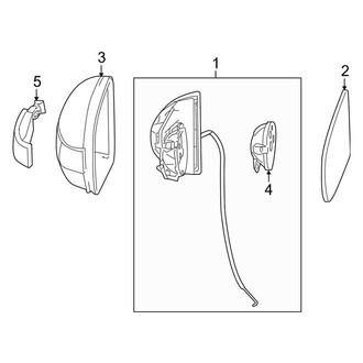Mercedes-Benz OE - Front Door - Outside Mirrors