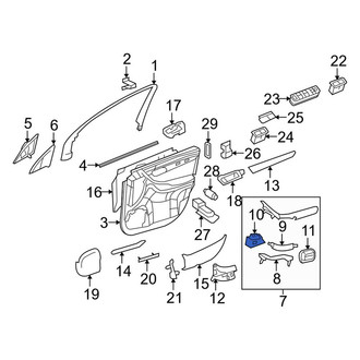 Mercedes-Benz OE - Center Instrument Panel Air Duct