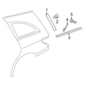 Mercedes-Benz OE - Quarter Panel - Exterior Trim