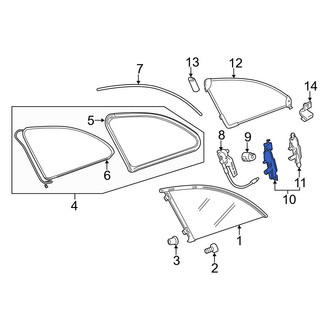Mercedes-Benz OE - Rear Right Window Motor