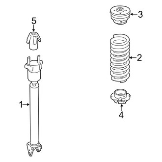 Mercedes-Benz OE - Rear Suspension - Struts & Components (W/O ADS)