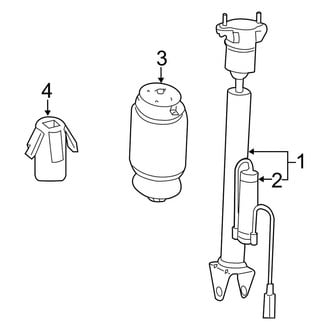 Mercedes-Benz OE - Rear Suspension - Struts & Components (With ADS), (4Matic)