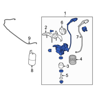 Mercedes-Benz OE - Rear Air Suspension Compressor