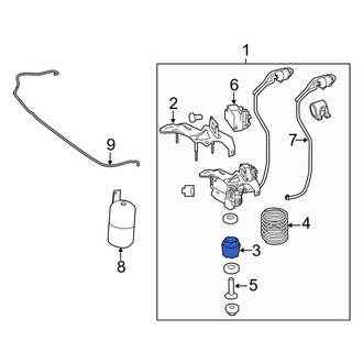 Mercedes-Benz OE - Air Suspension Compressor Insulator