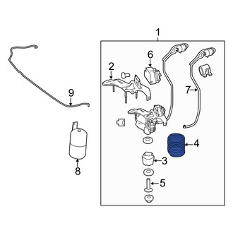 Mercedes-Benz OE - Air Suspension Compressor Insulator