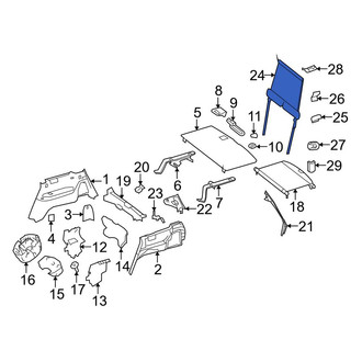 Mercedes-Benz OE - Rear Cargo Net