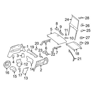 Mercedes-Benz OE - Rear Body & Floor - Interior Trim