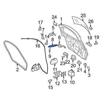 Mercedes-Benz OE - Right Liftgate Lift Support