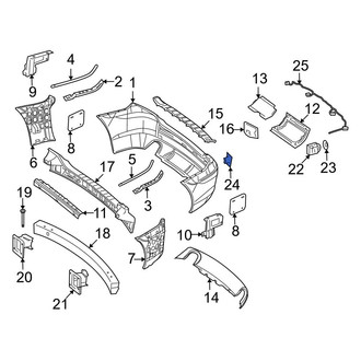 Mercedes-Benz OE - Rear Parking Aid Sensor Housing