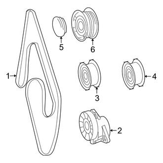 Mercedes-Benz OE - Cooling - Belts & Pulleys