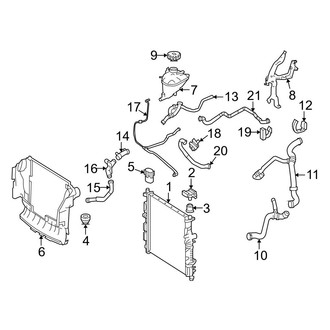 Mercedes-Benz OE - Cooling - Radiator & Components