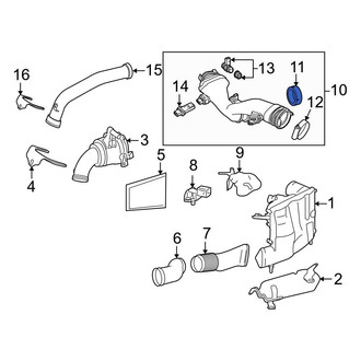 Mercedes-Benz OE - Turbocharger Gasket