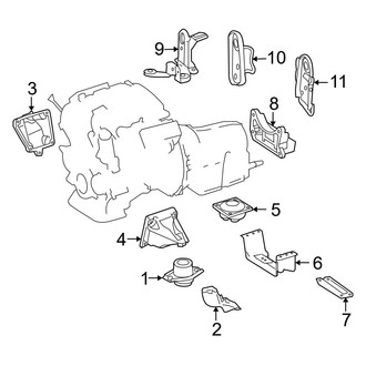 Mercedes-Benz OE - Engine & Transmission Mounting