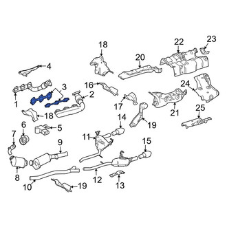 Mercedes-Benz OE - Exhaust Manifold Gasket