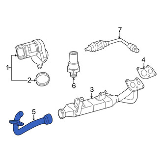 Mercedes-Benz OE - Exhaust Gas Recirculation (EGR) Tube