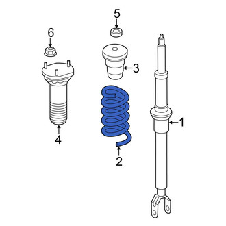 Mercedes-Benz OE - Front Coil Spring