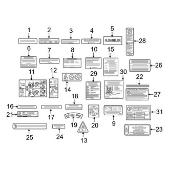 Mercedes-Benz OE - Information Labels - Labels