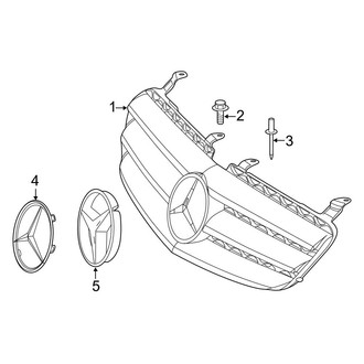 Mercedes-Benz OE - Grille & Components