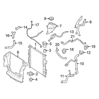 Mercedes-Benz OE - Cooling - Radiator & Components