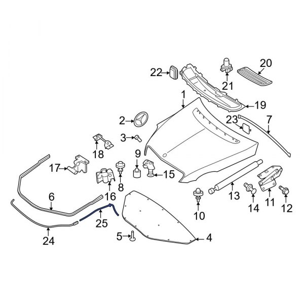 Hood Release Cable