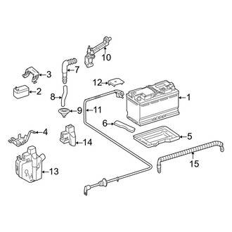 Mercedes-Benz OE - Electrical - Battery (3.0L)