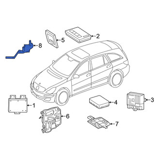 Mercedes-Benz OE - Active Suspension Control Module Bracket