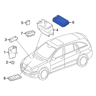 Mercedes-Benz OE - Fuse and Relay Center Cover