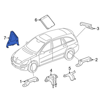 Mercedes-Benz OE - Anti-Theft Control Module Bracket