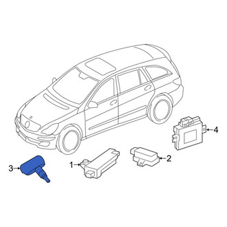 Mercedes-Benz OE - Tire Pressure Monitoring System (TPMS) Sensor