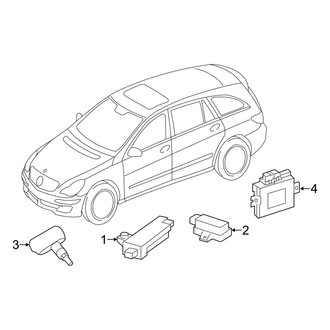 Mercedes-Benz OE - Electrical - Tire Pressure Monitor Components (4Matic / Bluetec 4Matic)