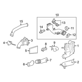 Mercedes-Benz OE - Engine - Air Intake (3.0L)