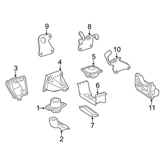 Mercedes-Benz OE - Engine & Transmission Mounting (3.0L)