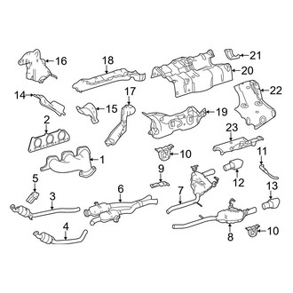 Mercedes-Benz OE - Exhaust System - Exhaust Components (4Matic)
