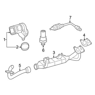Mercedes-Benz OE - Emission System - Emission Components (EGR Valve & Related Components), (3.0L)
