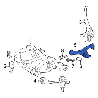 Mercedes-Benz OE - Front Left Lower Suspension Control Arm