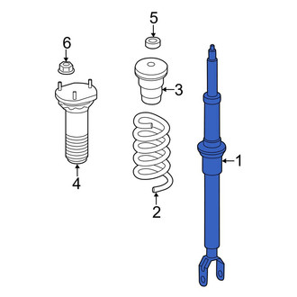 Mercedes-Benz OE - Rear Suspension Shock Absorber